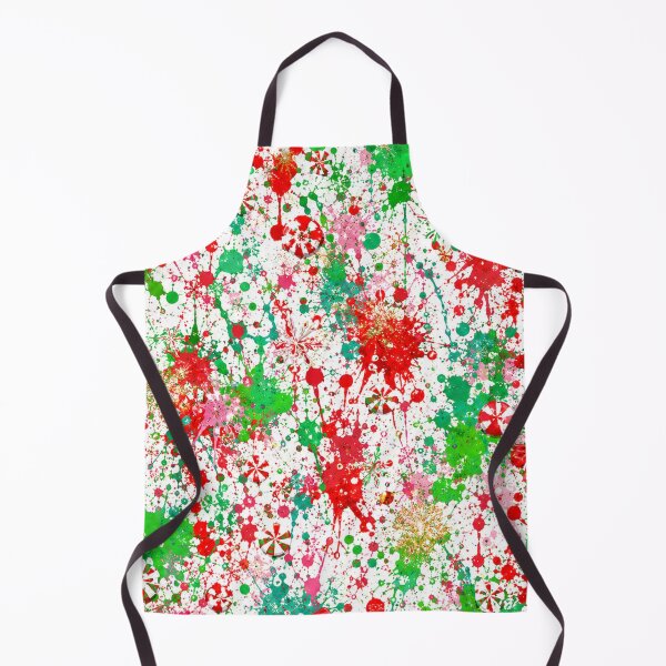 Item preview, Holiday Cheer Splatter Mixed Media Art designed and sold by THE SPLATTERED HAUS BY SAGE BANKS.