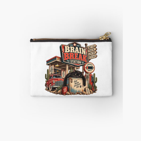 Item preview, Brain Break Station – Mental Health Humor designed and sold by FZ Studio .