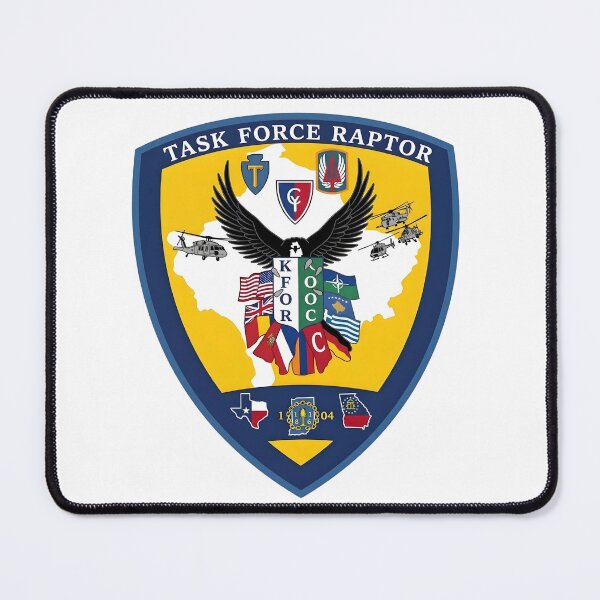 Item preview, Task Force Raptor KFOR Multi-National Aviation Deployment Patch designed and sold by CharlieDesings.