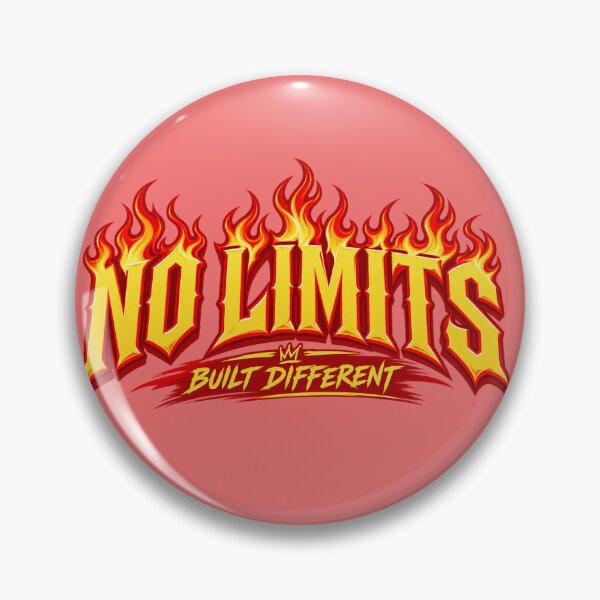 Item preview, No Limits Built Different Flame Streetwear designed and sold by     GoodVibe Prints.