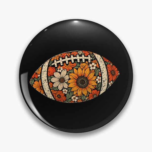 Item preview, Cute Floral Football Flowers Fall Season designed and sold by Moizento.