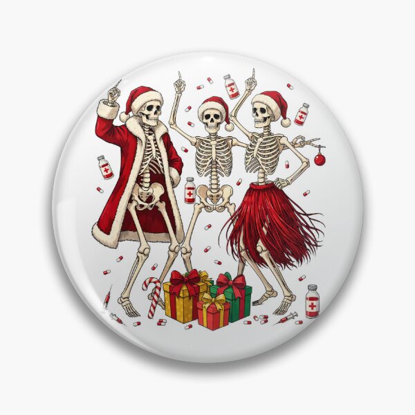 Item preview, Funny Medical Skeletons Dancing Nurse Christmas Party designed and sold by DYAFLK.