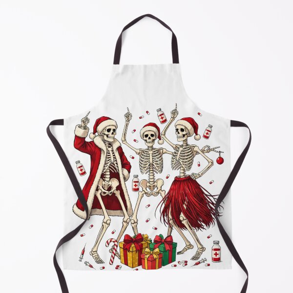 Item preview, Funny Medical Skeletons Dancing Nurse Christmas Party designed and sold by DYAFLK.