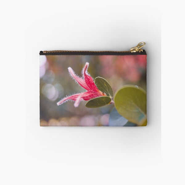 Item preview, Round Leaf Honeysuckle Wildflower - Velvet Blossoms - Fine Art Print designed and sold by MinzMarchStudio.