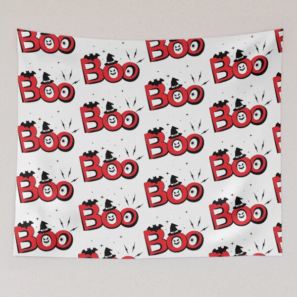 Item preview, Boo Spooky Halloween Typography Design designed and sold by BS Creations.