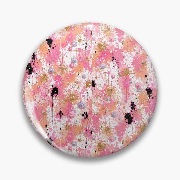 Item preview, Blush and Pearl Splatter Mixed Media Art designed and sold by THE SPLATTERED HAUS BY SAGE BANKS.