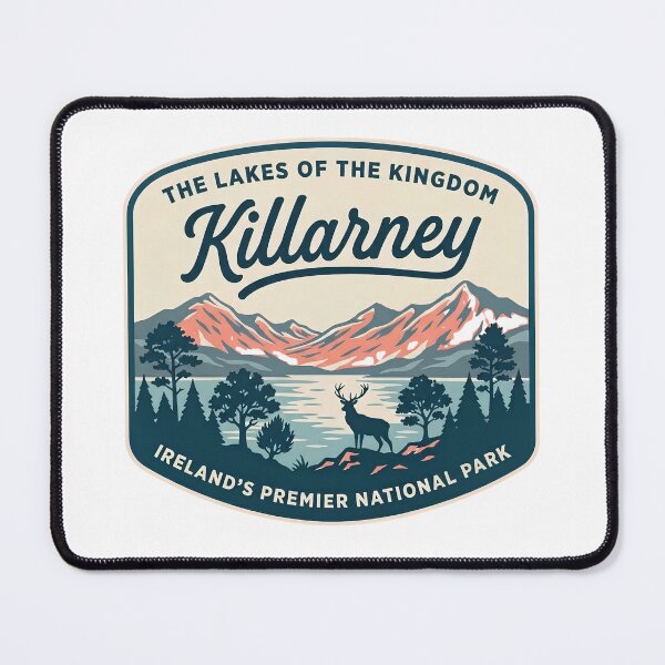 Item preview, Vintage Killarney National Park Ireland Lakes of the Kingdom Badge designed and sold by LittleArij.
