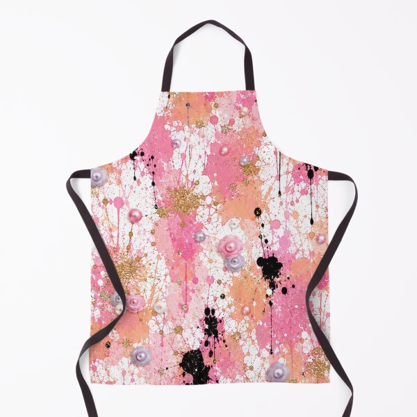 Item preview, Blush and Pearl Splatter Mixed Media Art designed and sold by THE SPLATTERED HAUS BY SAGE BANKS.