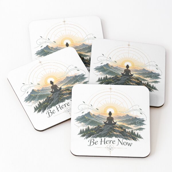Item preview, Be Here Now Mountain Meditation designed and sold by A Light Worker.