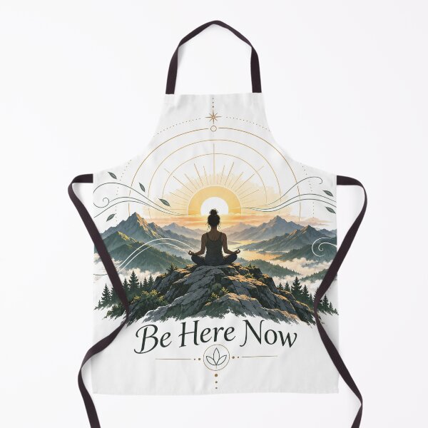 Item preview, Be Here Now Mountain Meditation designed and sold by A Light Worker.