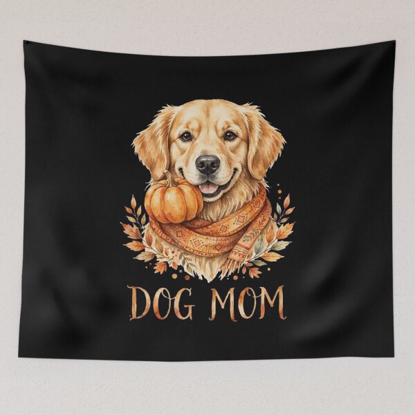 Item preview, Dog Mom Fall Dog Mum Autumn Golden Retriever Pumpkin Cozy designed and sold by Fulaly.