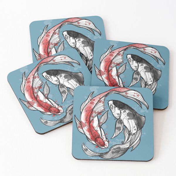 Item preview, Yin Yang. Two koi fish representing balance. designed and sold by Inked T.
