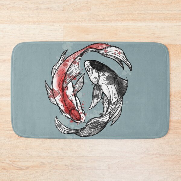 Item preview, Yin Yang. Two koi fish representing balance. designed and sold by Inked T.