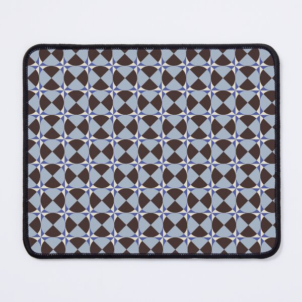 Item preview, Elevated Heritage Geometric Circles - brown navy teal & ivory designed and sold by pakanta.