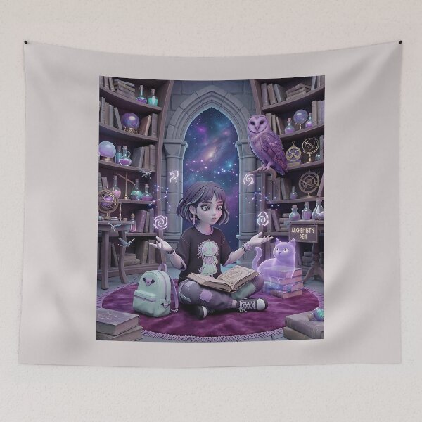 Item preview, Pastel Goth Witch in Enchanted Alchemist’s Den designed and sold by litleelseart.