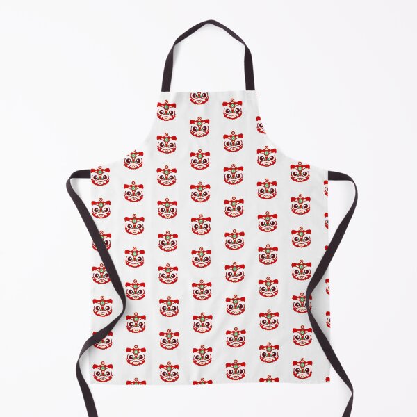 Item preview, Kawaii Chinese Lion Dance Head - Cute Lunar New Year Clip Art designed and sold by HoMya.