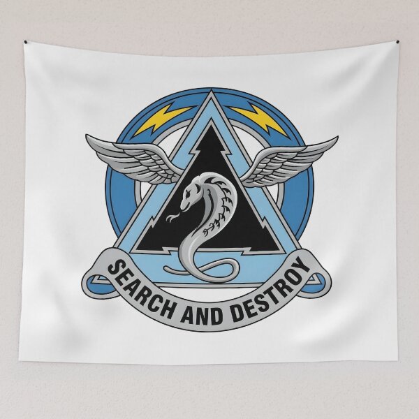 Item preview, Search and Destroy Cobra Delta Force Tactical Aviation Emblem designed and sold by CharlieDesings.