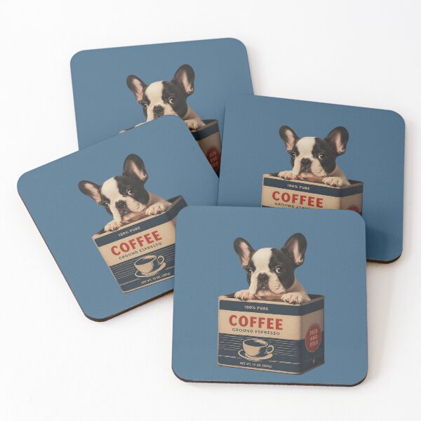 Item preview, Coffee-Fueled Frenchie — 100% Pure Coffee designed and sold by ManggaeJM.