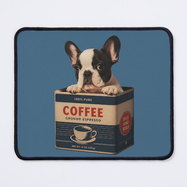 Item preview, Coffee-Fueled Frenchie — 100% Pure Coffee designed and sold by ManggaeJM.