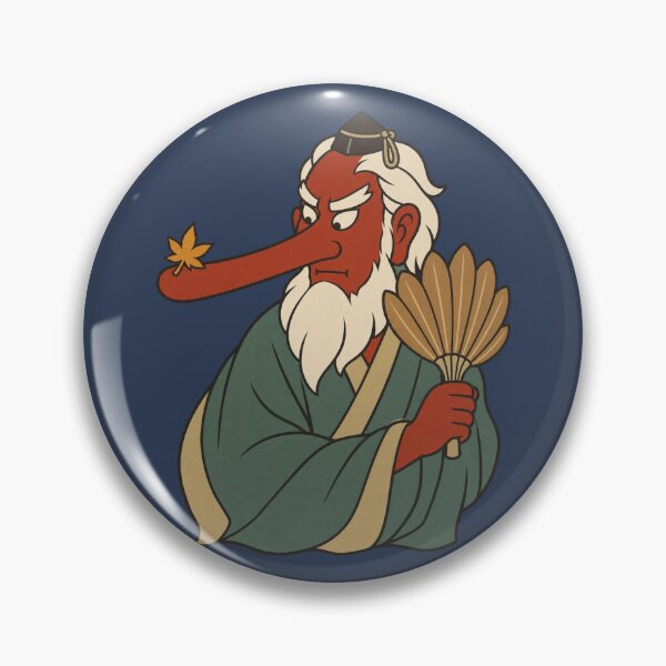 Item preview, Tengu Yokai with a Maple Leaf | Ukiyo-e Woodblock designed and sold by Planthem.