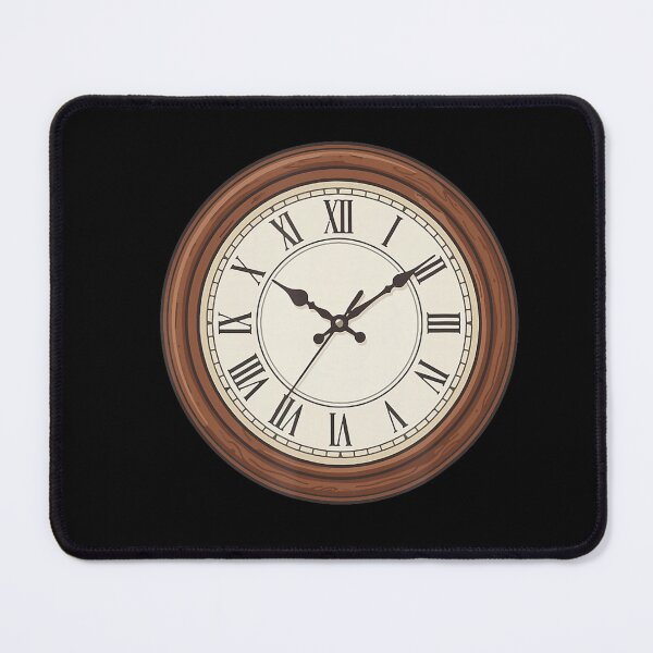 Item preview, Vintage Roman Numeral Wall Clock Wooden Frame designed and sold by NoeValdric.