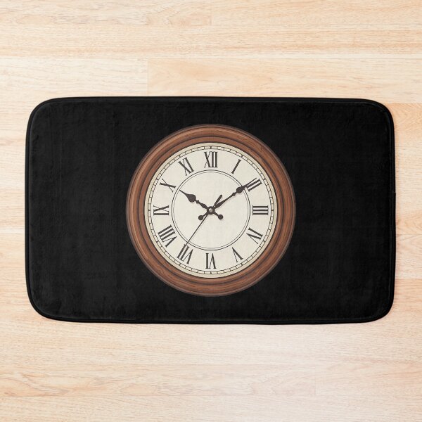 Item preview, Vintage Roman Numeral Wall Clock Wooden Frame designed and sold by NoeValdric.