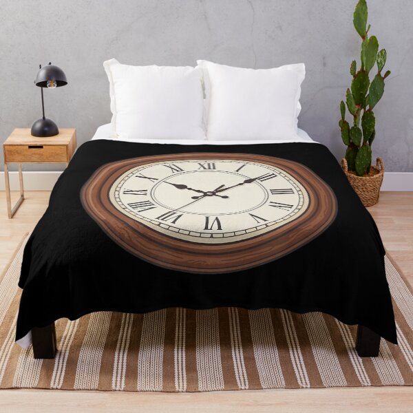 Item preview, Vintage Roman Numeral Wall Clock Wooden Frame designed and sold by NoeValdric.