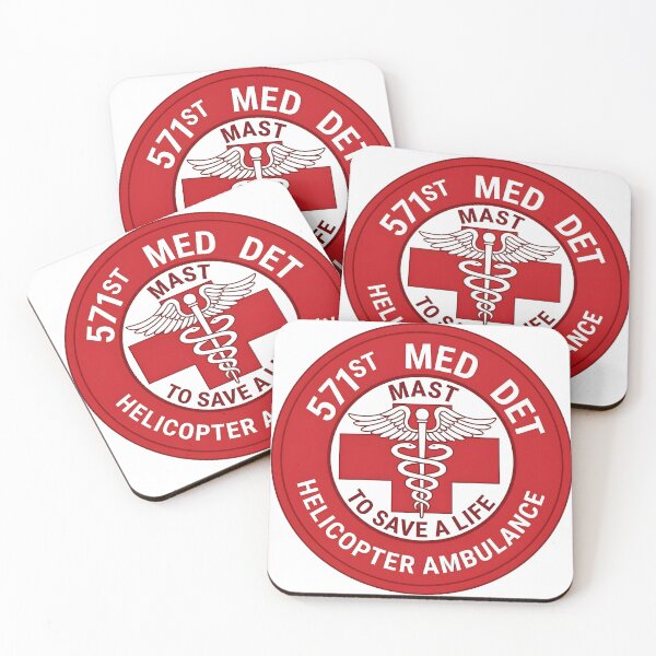 Item preview, 571st Medical Detachment Helicopter Ambulance MAST Emblem designed and sold by CharlieDesings.
