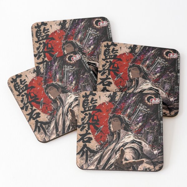 Item preview, Crimson Illusion Master Dark Anime Warrior Abstract Japanese Ink Art designed and sold by Dyan4.