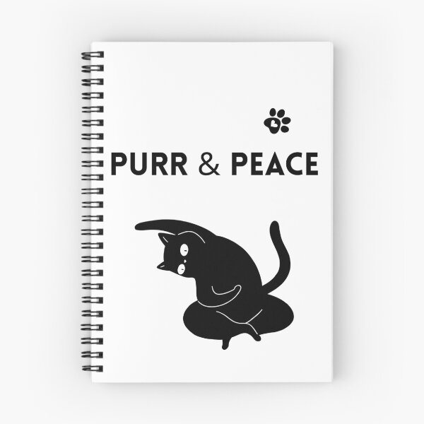 Item preview, Purr & Peace – Zen Yoga Cat designed and sold by Katja LebenFreude.