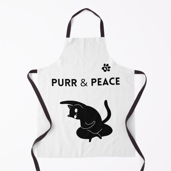 Item preview, Purr & Peace – Zen Yoga Cat designed and sold by Katja LebenFreude.