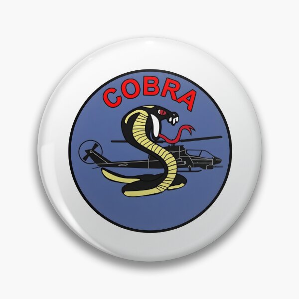 Item preview, AH-1 Cobra Attack Helicopter Rearing Snake Vector Emblem designed and sold by CharlieDesings.