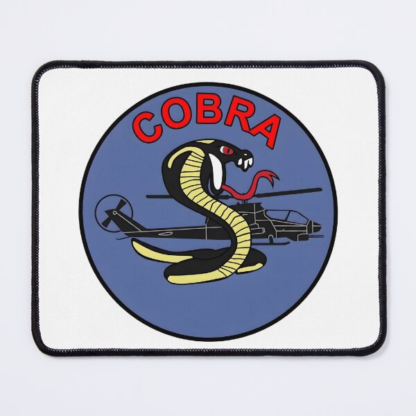 Item preview, AH-1 Cobra Attack Helicopter Rearing Snake Vector Emblem designed and sold by CharlieDesings.