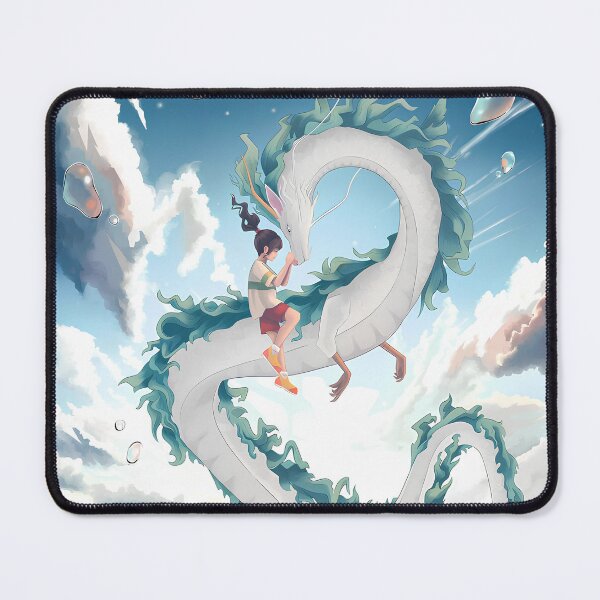 Item preview, kawaii art girl [[chihiros]] -%[ghiblis]%- flying aways with dragon designed and sold by Amorrieart.