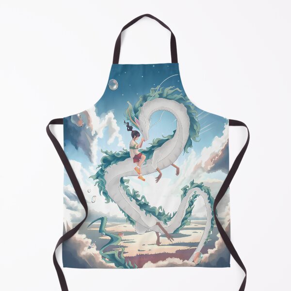 Item preview, kawaii art girl [[chihiros]] -%[ghiblis]%- flying aways with dragon designed and sold by Amorrieart.