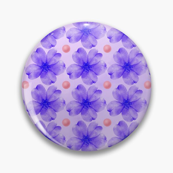 Item preview, Periwinkle Blue Floral Phone Case with Coral Pink Dots designed and sold by WeMerch-Art.
