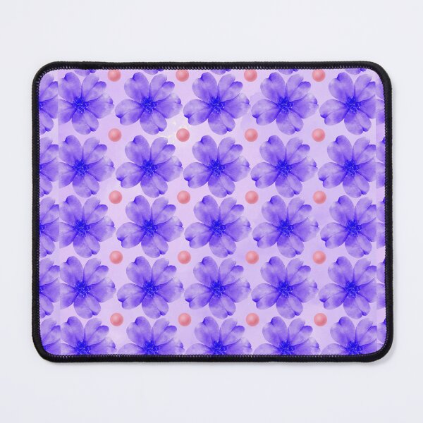 Item preview, Periwinkle Blue Floral Phone Case with Coral Pink Dots designed and sold by WeMerch-Art.