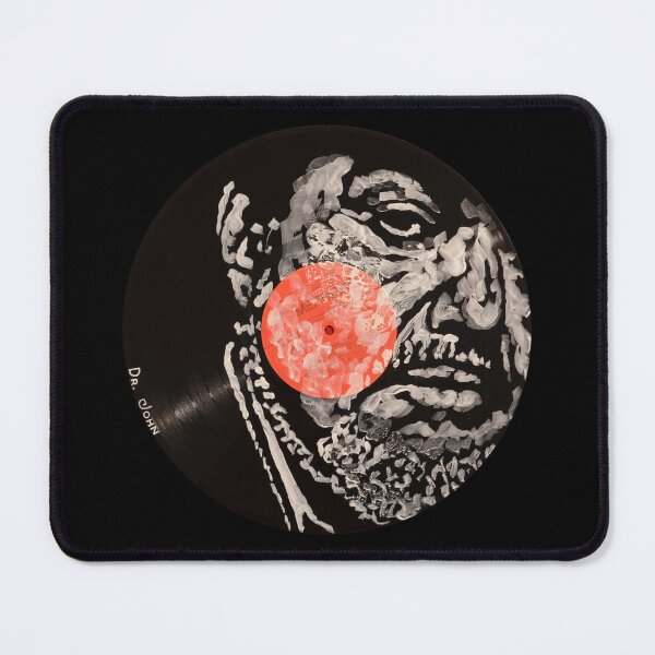 Item preview, Dr John New Orleans Blues Portrait Painted on Vinyl Record Wall Art – Facevinyl #57 designed and sold by Yurii Yermolenko.