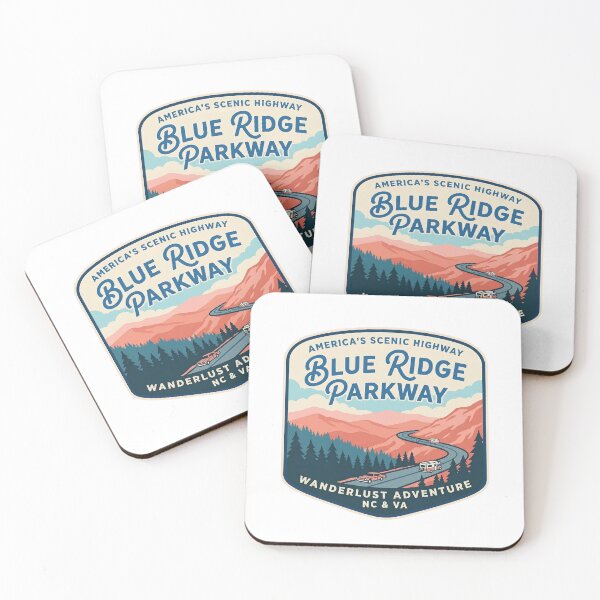 Item preview, Vintage Blue Ridge Parkway America's Scenic Highway Road Trip Badge designed and sold by LittleArij.
