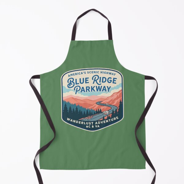 Item preview, Vintage Blue Ridge Parkway America's Scenic Highway Road Trip Badge designed and sold by LittleArij.