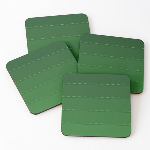 Item preview, A pattern with a gradient of green stripes and thread stitches designed and sold by Cherevan.