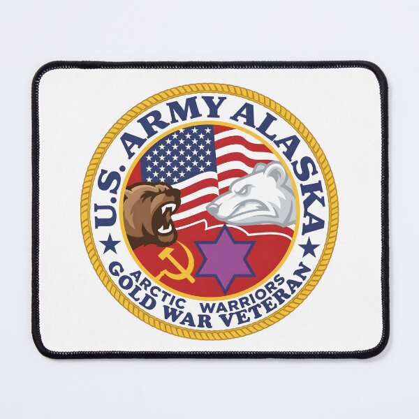 Item preview, US Army Alaska Gold War Veteran Arctic Warriors Emblem designed and sold by CharlieDesings.