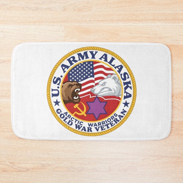 Item preview, US Army Alaska Gold War Veteran Arctic Warriors Emblem designed and sold by CharlieDesings.