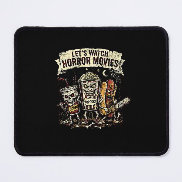 Item preview,  Let's Watch Horror Movie designed and sold by bubblecream55.