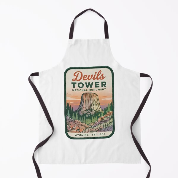 Item preview, Vintage Devils Tower National Monument Wyoming Embroidered Patch designed and sold by LittleArij.