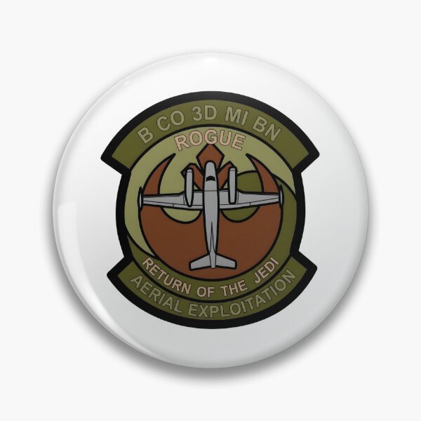 Item preview, B Co 3d MI BN Rogue Return of the Jedi Aerial Exploitation Emblem designed and sold by CharlieDesings.