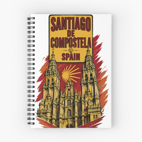 Item preview, Santiago De Compostela Spain Vintage Travel designed and sold by TravelersGems.