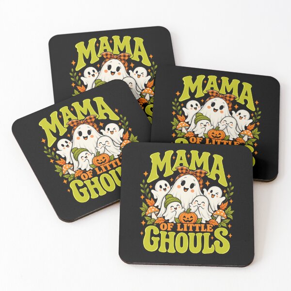 Item preview, Funny Halloween Mom Shirt Mothers Day Mama of Little Ghouls T-Shirt designed and sold by Trendably.