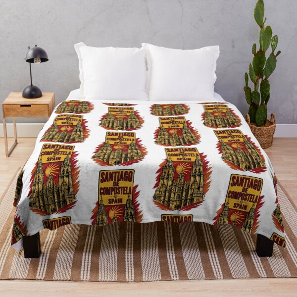 Item preview, Santiago De Compostela Spain Vintage Travel designed and sold by TravelersGems.