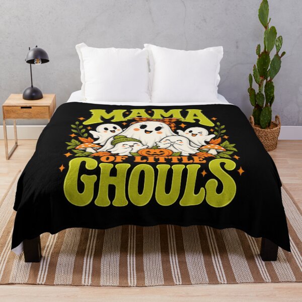 Item preview, Funny Halloween Mom Shirt Mothers Day Mama of Little Ghouls T-Shirt designed and sold by Trendably.